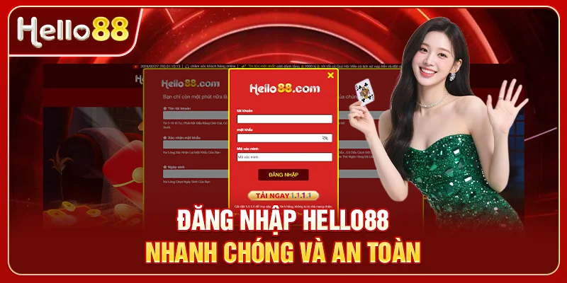 HELLO88 – Nền Tảng Cá Cược Trực Tuyến Uy Tín #1 Việt Nam Đăng nhập HELLO88 nhanh chóng và an toàn
